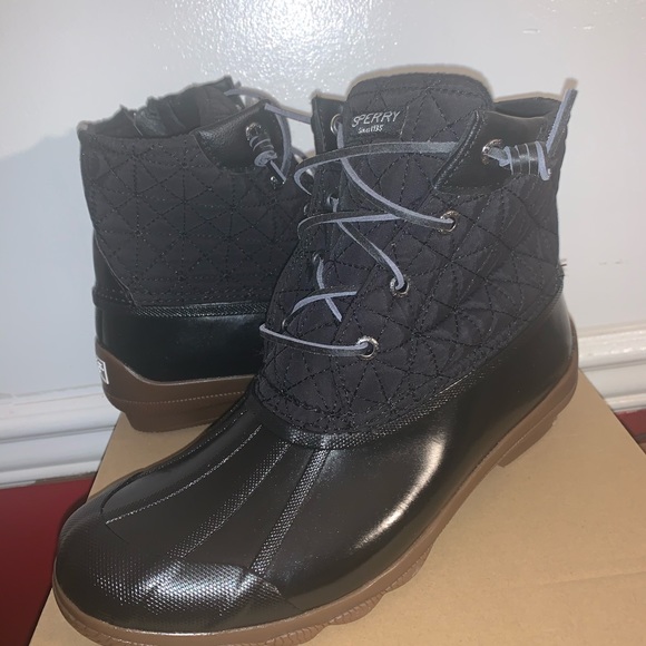 sperry syren gulf duck boot black